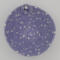 This view is looking directly down to the bottom of the bowl. It shows the embellishment on the inside of the bowl.